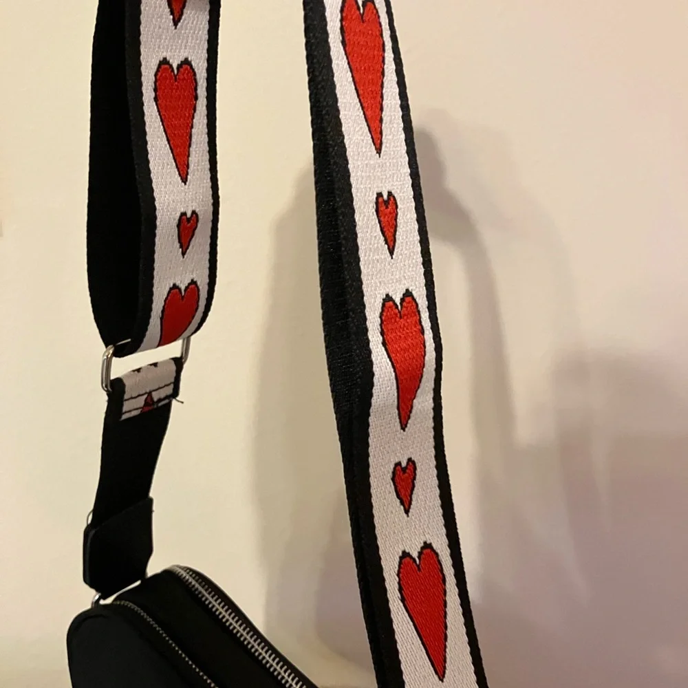 Brighton Black and Red Love Crossbody - Picture 3 of 4